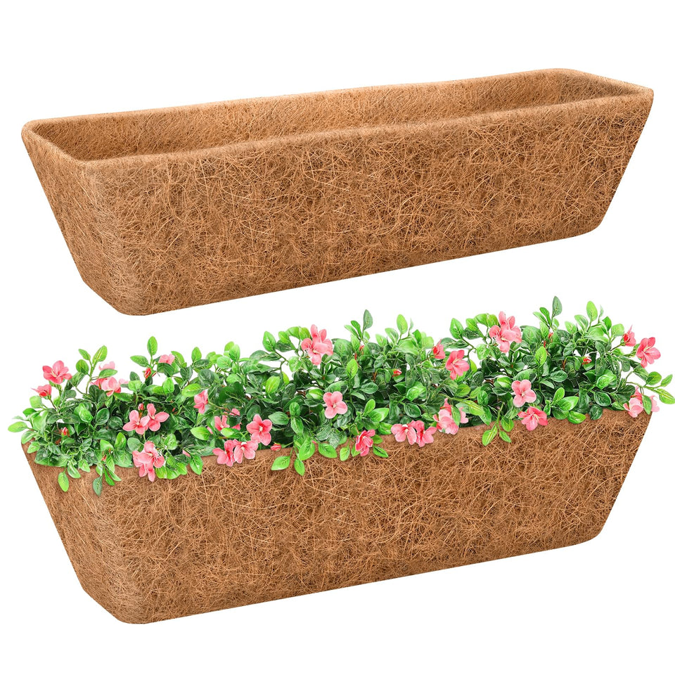 Riare coconut liner 2-pack packaging ready for easy storage and quick planter setup.