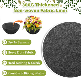 Riare 300g non-woven liner is safe for families and pets