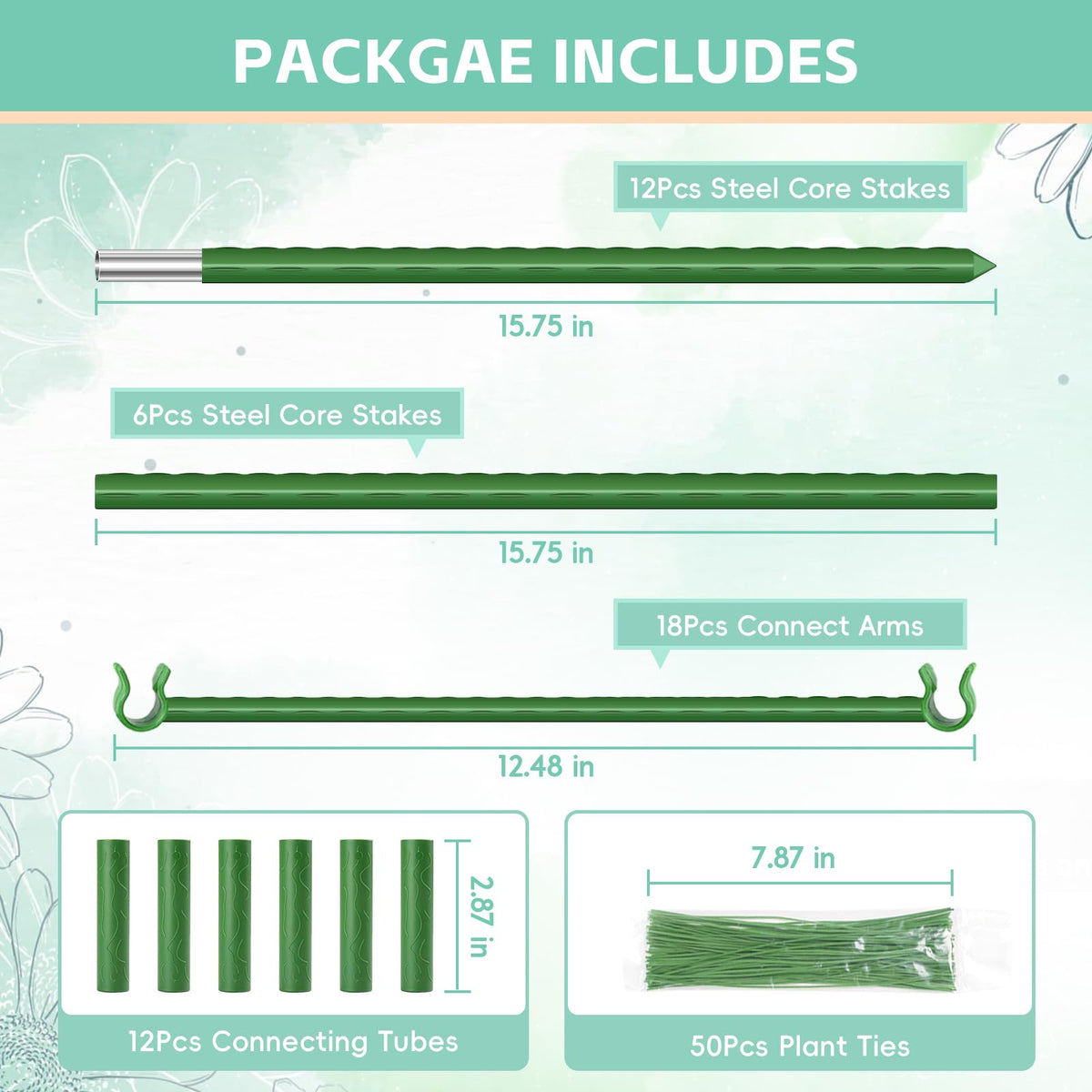 Riare adjustable-height tomato cage adapts to plant growth stages.