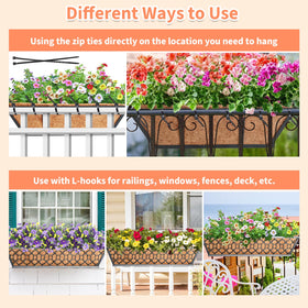 Riare adjustable hooks fit railings 4–5 inches for flexible hanging