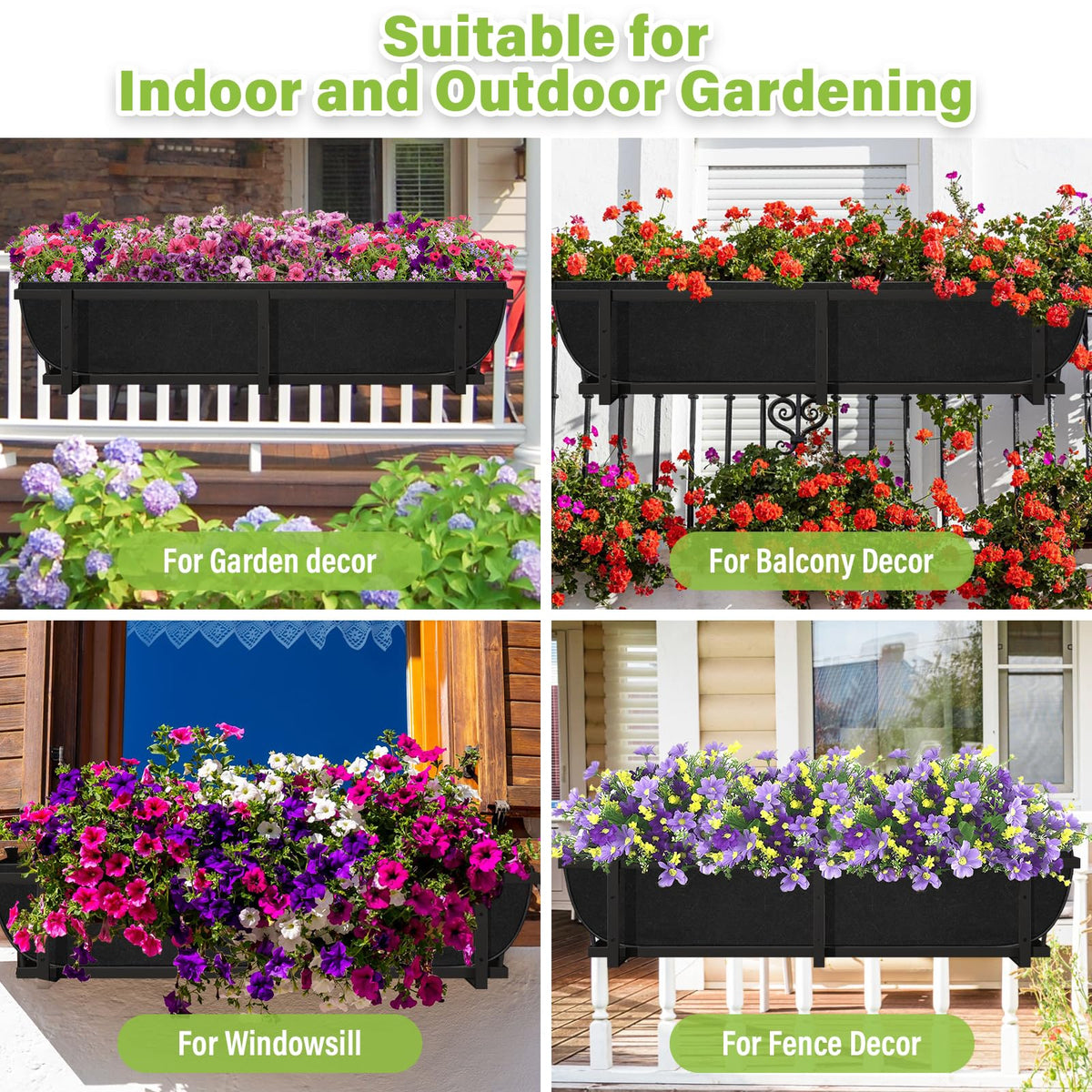 Riare window box liner deters nesting while keeping planters neat.
