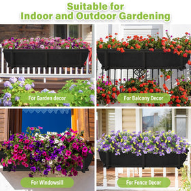 Riare window box liner deters nesting while keeping planters neat.