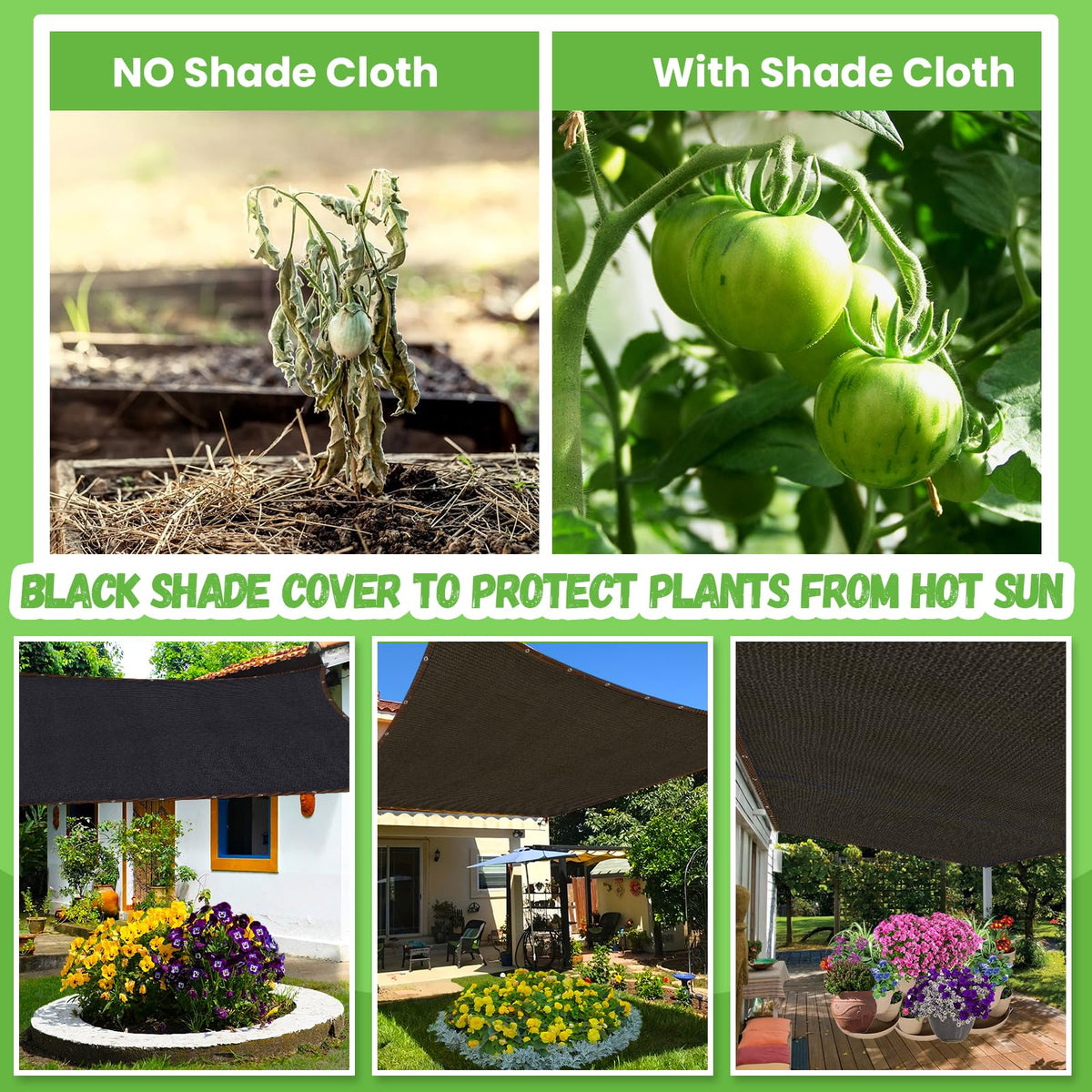 Riare shade cloth protects chicken coop from direct sun.