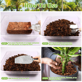 Riare Coco Chips aeration and drainage benefits in potting mix