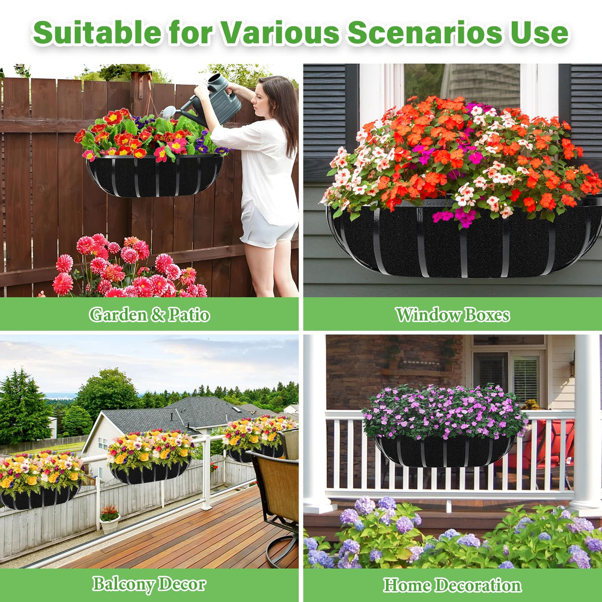Riare garden-use liners support vegetables and flowers with style.