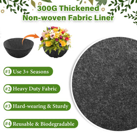 Riare non-woven 300g fabric liner offers odor-free safety for family and pets.
