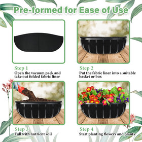 Riare non-woven felt keeps roots breathable and reduces water evaporation