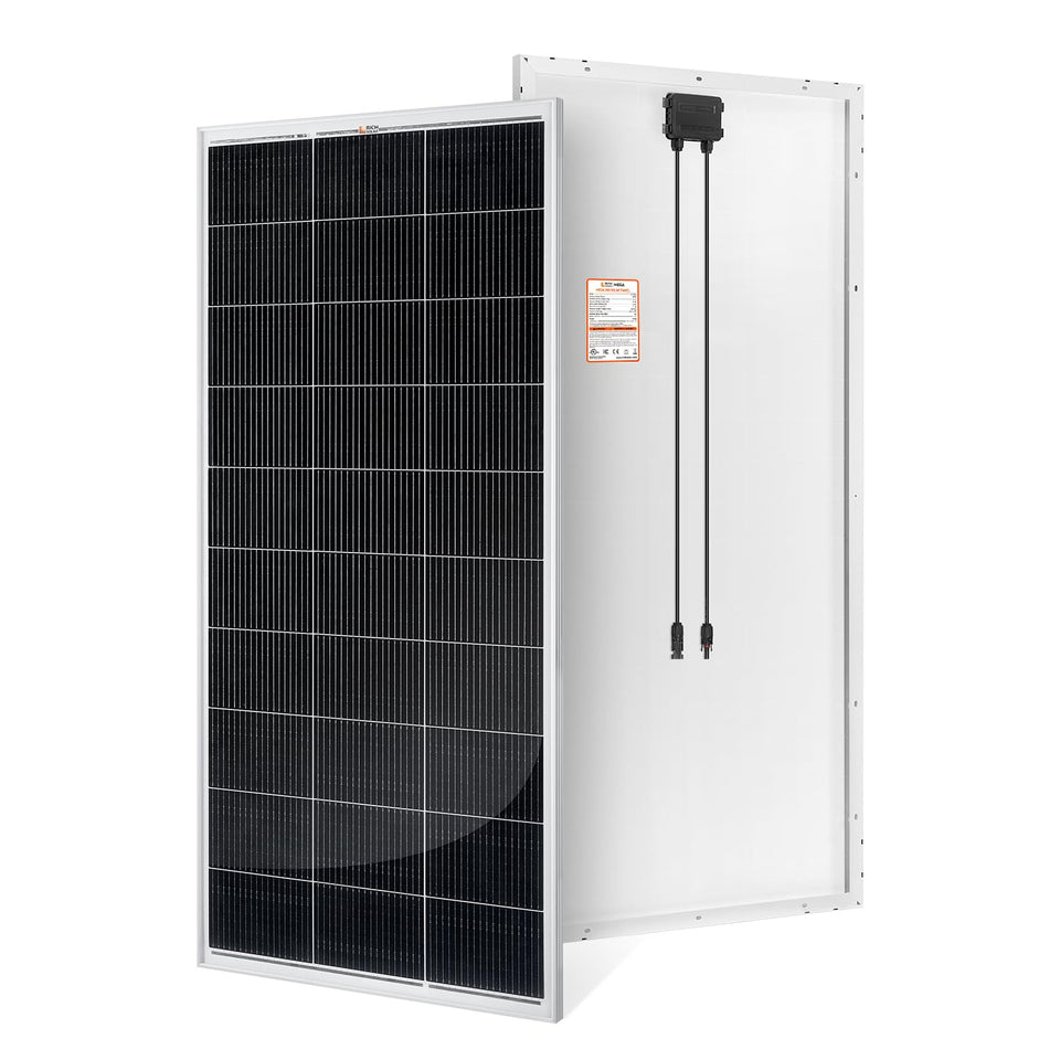 RICH SOLAR 200W panel front view highlighting a rugged outdoor-ready design