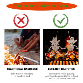 RICHERI easy-wash dishwasher-safe skewers for quick cleanup