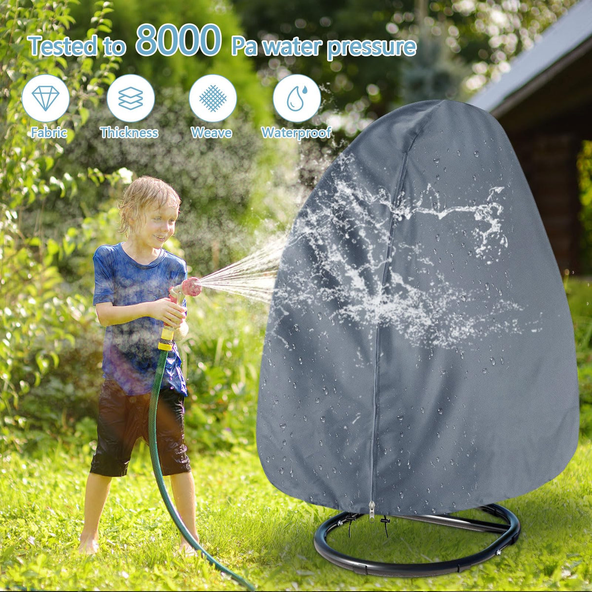 RICHIE heavy-duty 600D fabric resists tears and abrasions