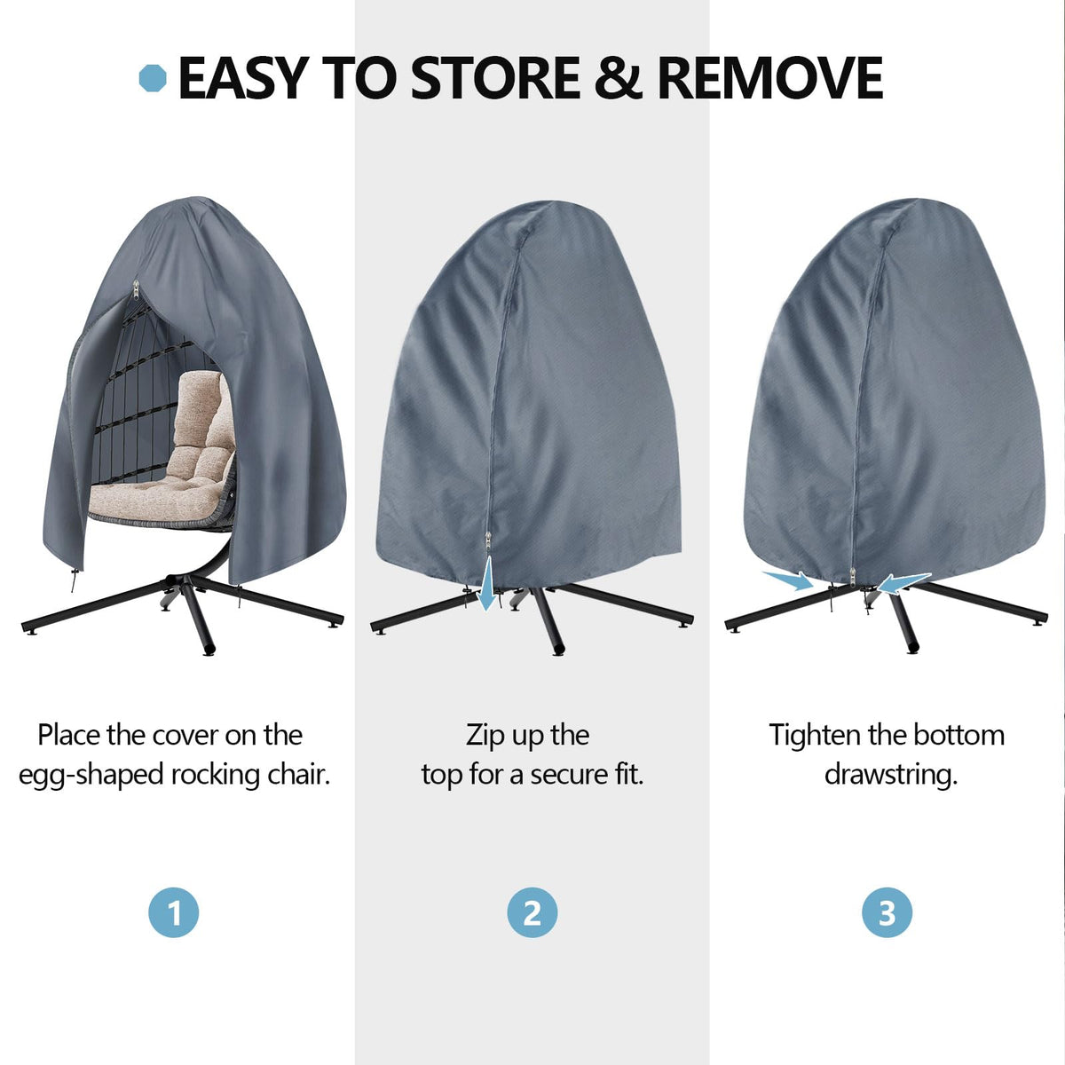 RICHIE included storage bag for off-season storage