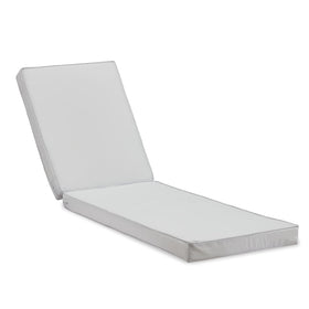 RICHRYCE chaise cushions poolside offer comfortable support with water-repellent fabric.