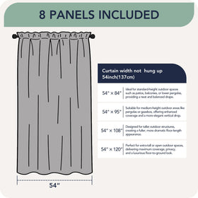 RichSets durable polyester fabric withstands sun and wind.