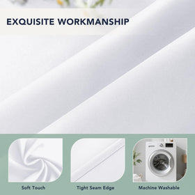 RichSets rust-resistant grommets shown on curtain header for smooth sliding