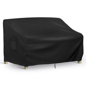 Richwon 3-seater outdoor couch cover protects a sofa from rain and dust.
