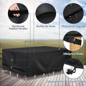 Richwon cover features breathable air vents to reduce moisture buildup.