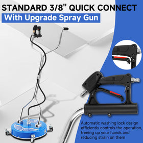 RIDGE WASHER supports up to 6.6 GPM flow for efficient water use
