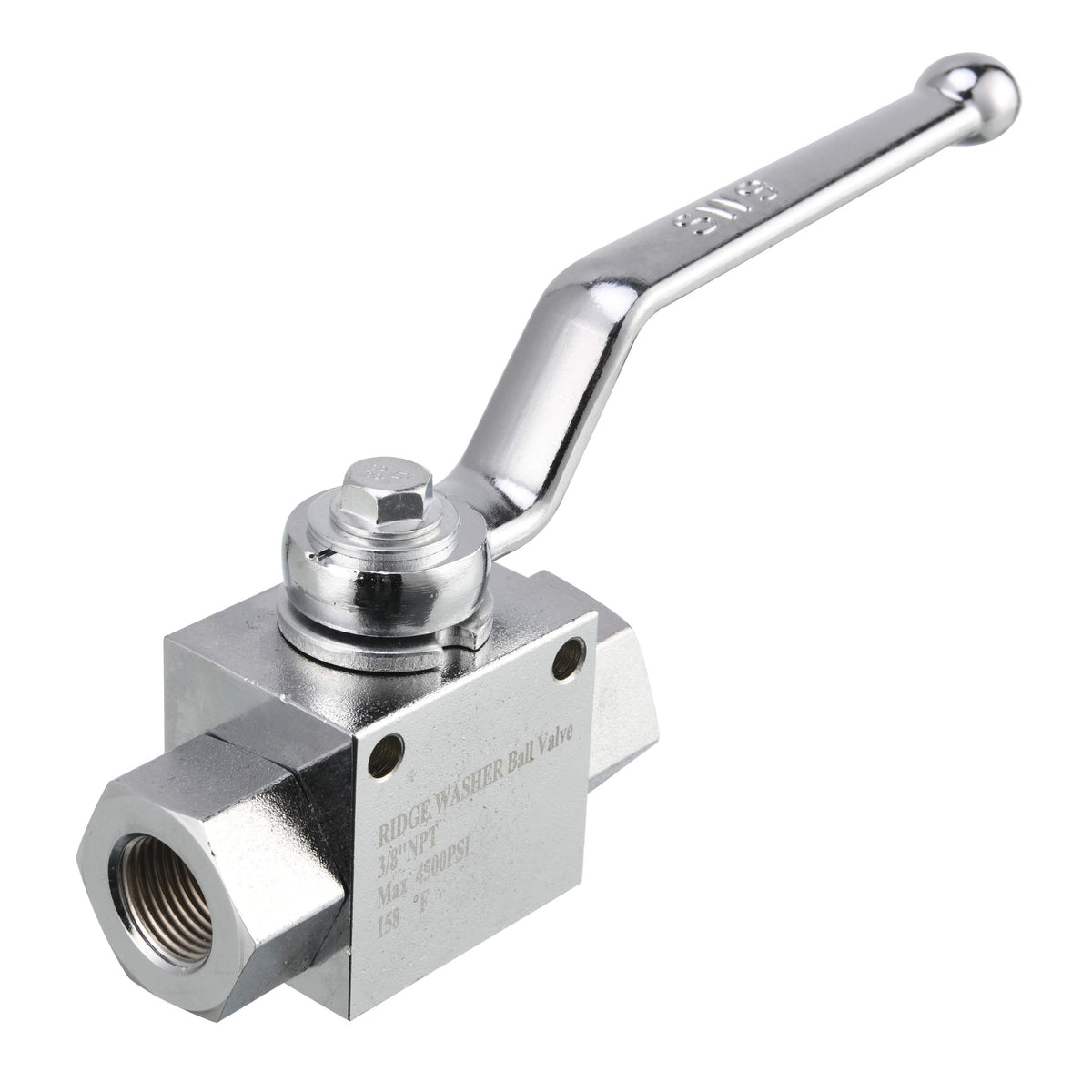 RIDGE WASHER adapter set enabling 3/8 quick-disconnect to NPT conversion