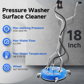 RIDGE WASHER upgraded bearings seal performance reduces leaks and clogs