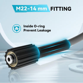 RIDGE WASHER durable rubber hose resists bursting under pressure