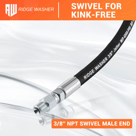 RIDGE WASHER hose reel compatibility for tidy storage