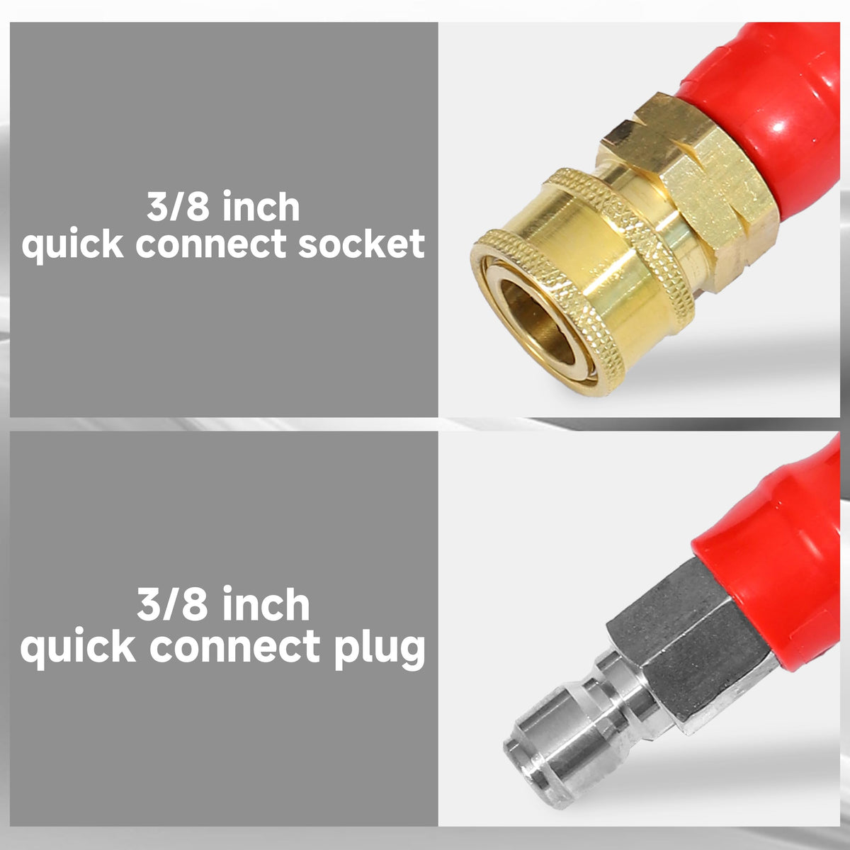 RIDGE WASHER M22 14mm connector for quick, compatible attachments.