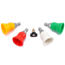 RIDGE WASHER nozzle guard protects the tip and vehicle finish during cleaning.