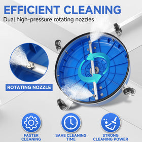 RIDGE WASHER safety lock feature prevents accidents during operation
