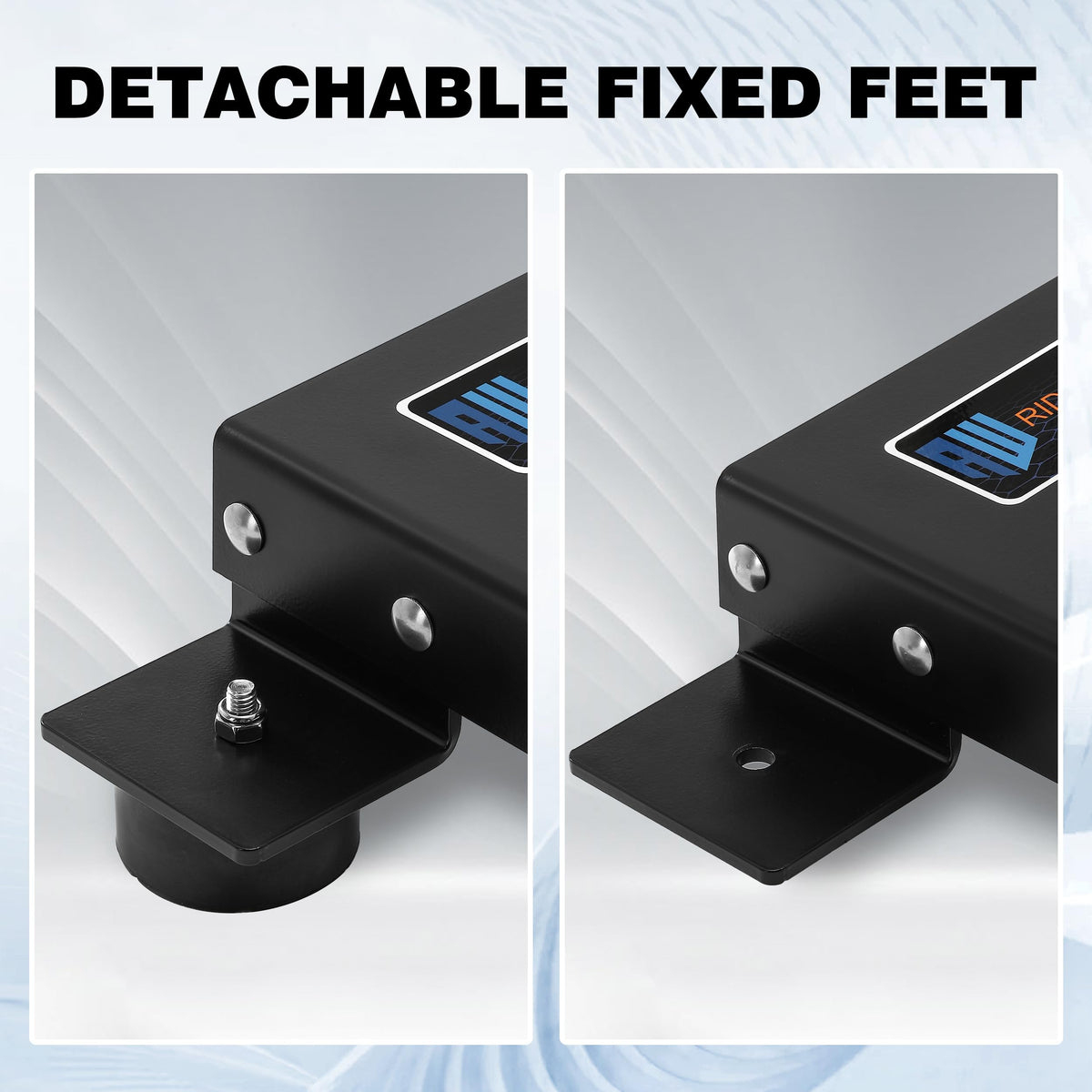 RIDGE WASHER skid plate emblematic stable design for steadier operation.