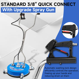 RIDGE WASHER surface cleaner upgraded internal bearings reduce leaks