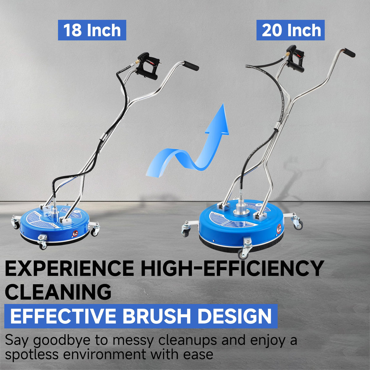 RIDGE WASHER surface cleaner rotating nozzles for faster, streak-free results