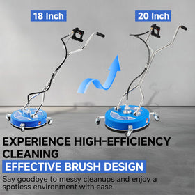 RIDGE WASHER surface cleaner rotating nozzles for faster, streak-free results