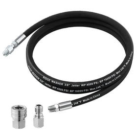 RIDGE WASHER whip hose swivel 8ft for easier pressure washing
