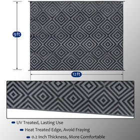 Ridota reversible mats easy-clean texture proves ideal after beach trips and picnics