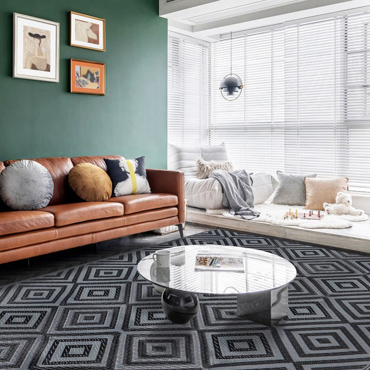 Ridota reversible mats feature a second side to match furniture and mood