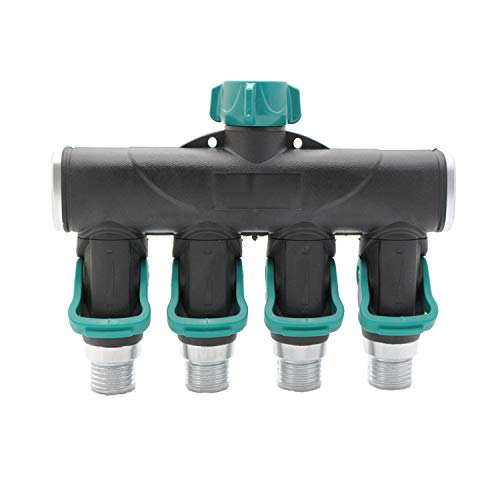 Zinc alloy body with rubberized coating for durability and rust resistance.