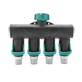 Zinc alloy body with rubberized coating for durability and rust resistance.