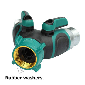 Riemex 3-4 inch connector fits standard faucets for quick setup