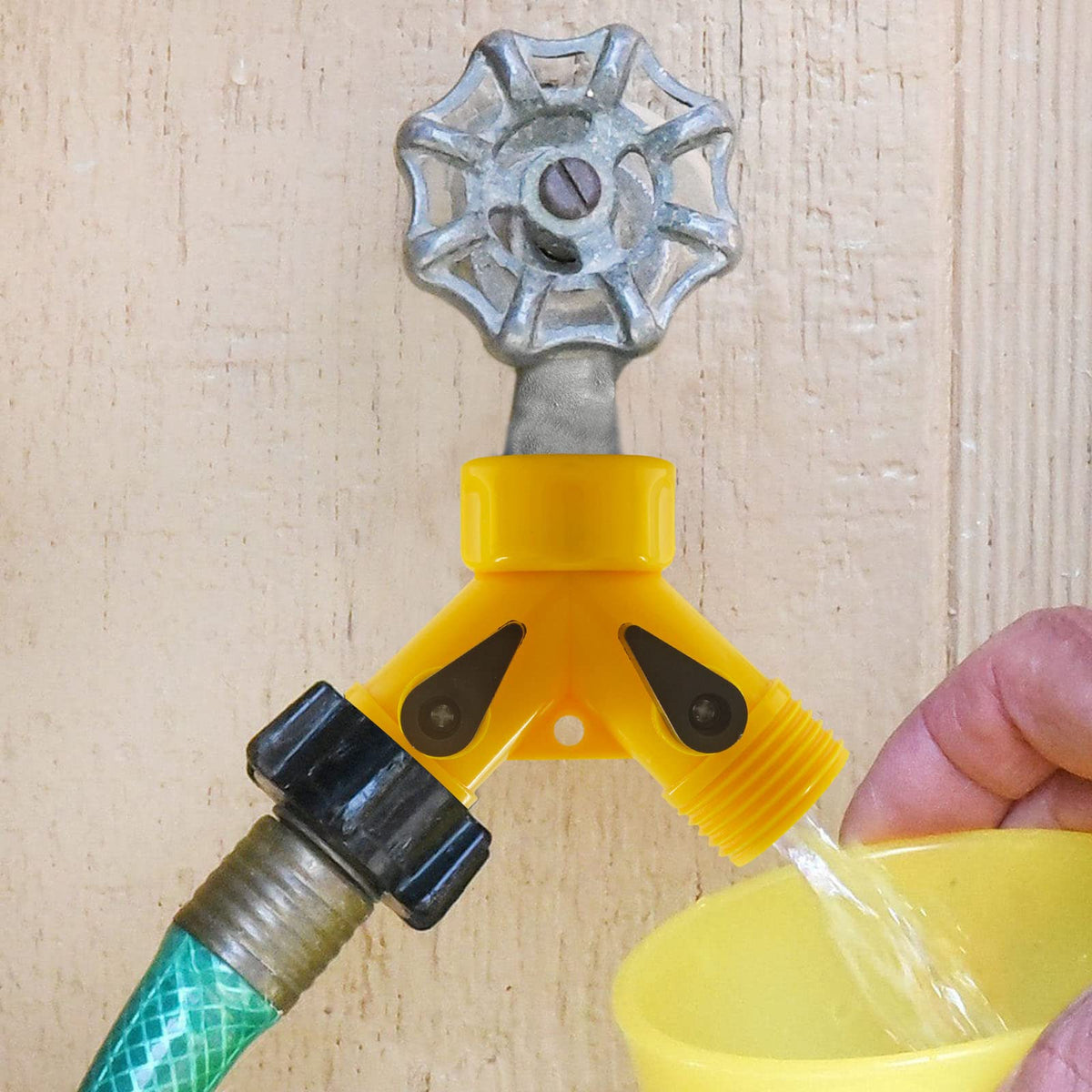 Rierdge easy-installation hose connector for quick setup.