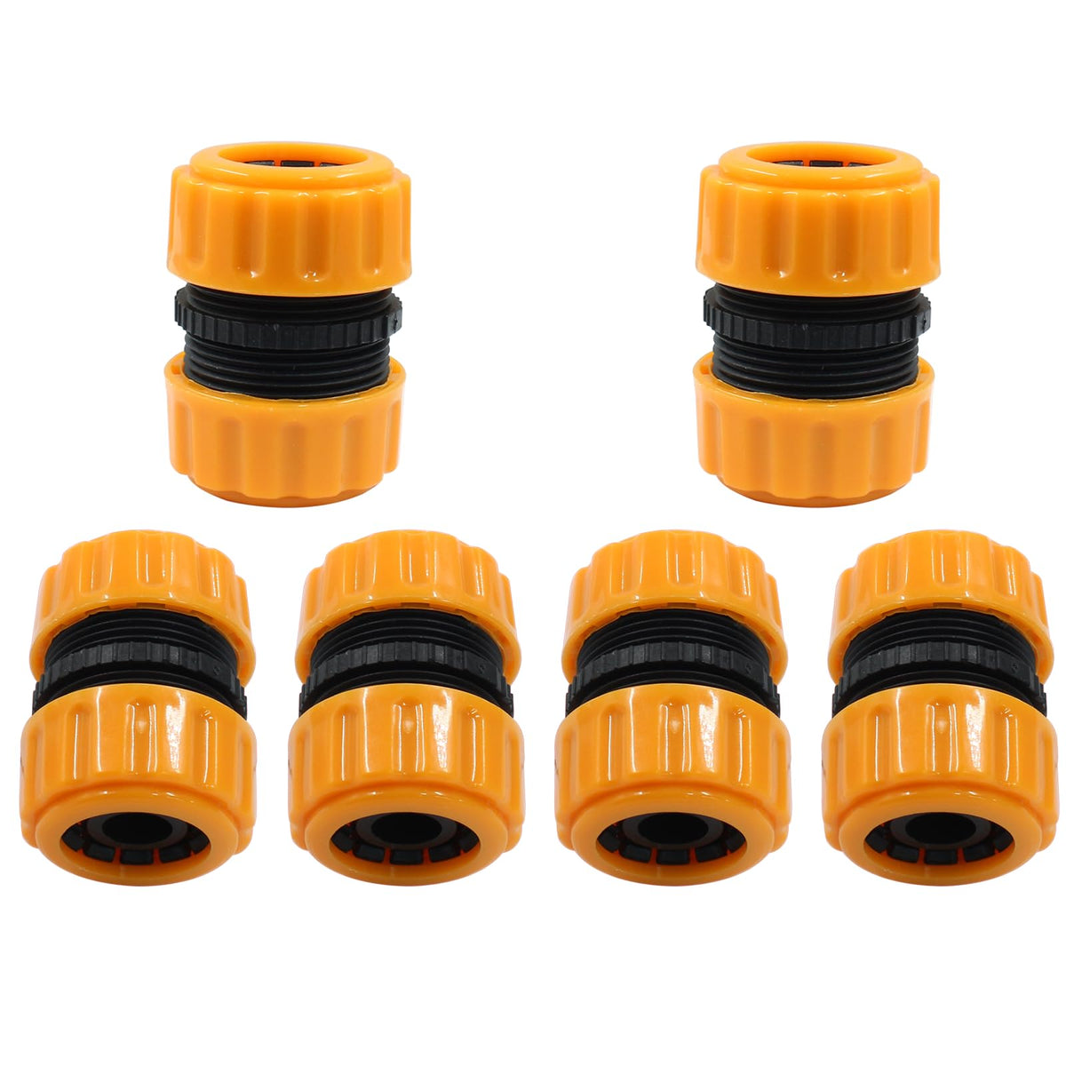 Rierdge garden hose repair connector for 5/8 inch or 3/4 inch hoses, quick fix.