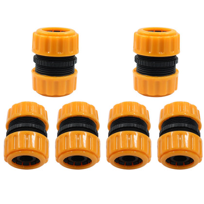 Rierdge garden hose repair connector for 5/8 inch or 3/4 inch hoses, quick fix.