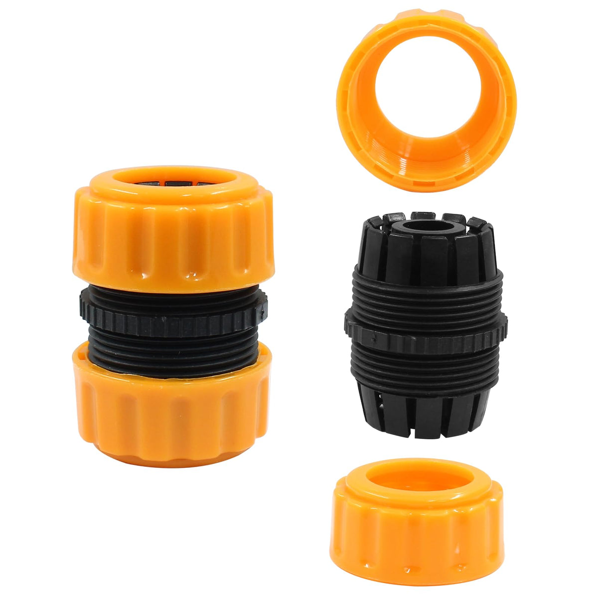 Rierdge garden irrigation extension with connector for versatile setups.