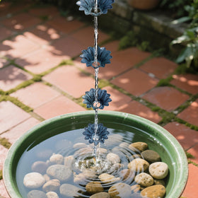 Rifachua decorative outdoor garden feature can refresh home exterior.