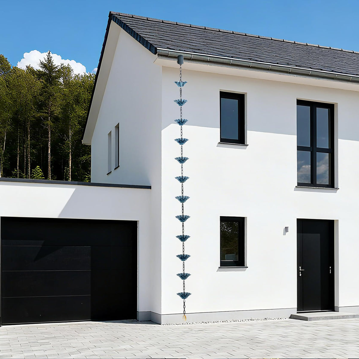 Rifachua gutter adapter set simplifies tool-free installation for gutters.