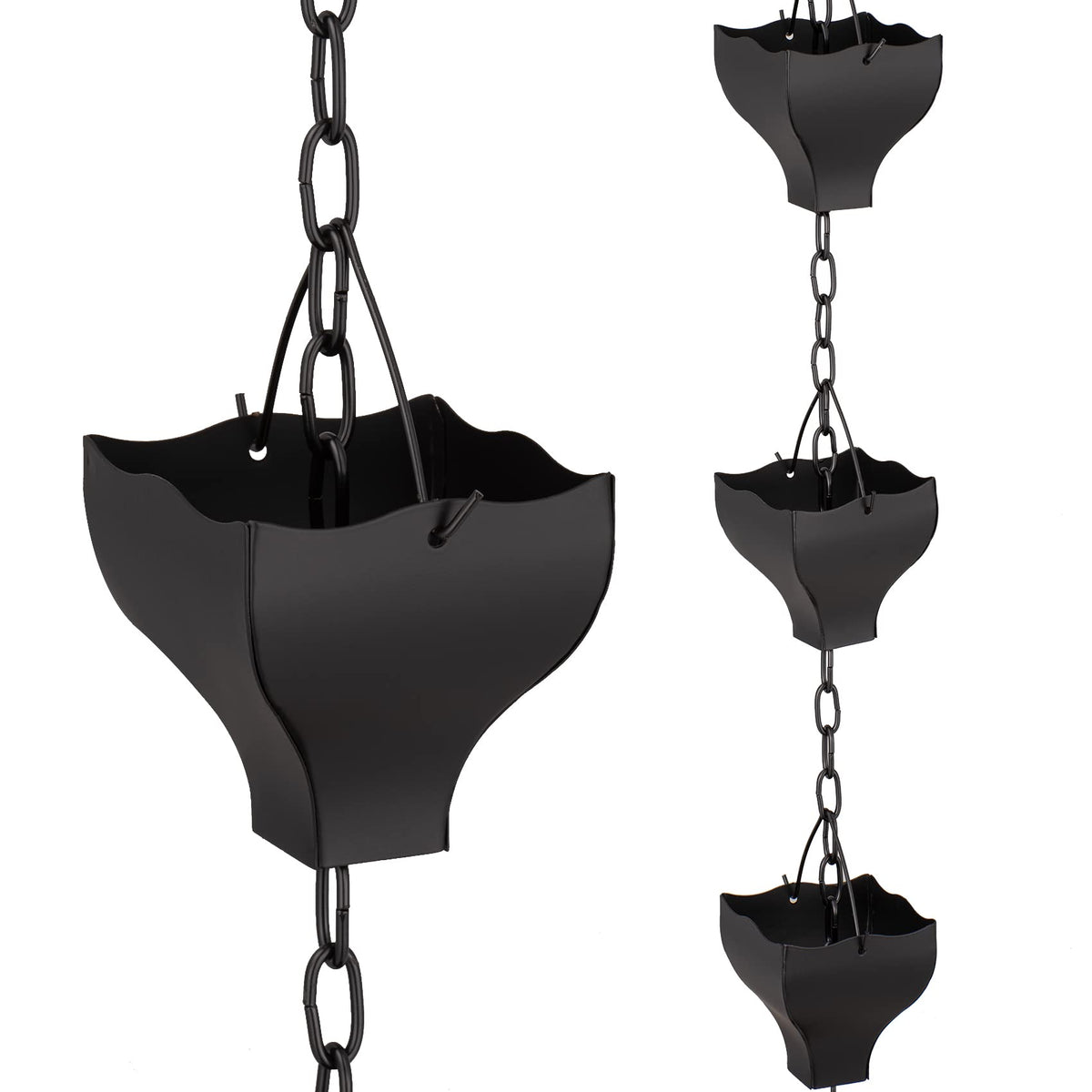 Rifachua rain chain decorates gardens and patios, making a thoughtful gift