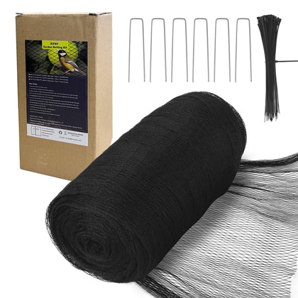 RIFNY bird netting garden 75x98 ft protects vegetables and reduces bird access