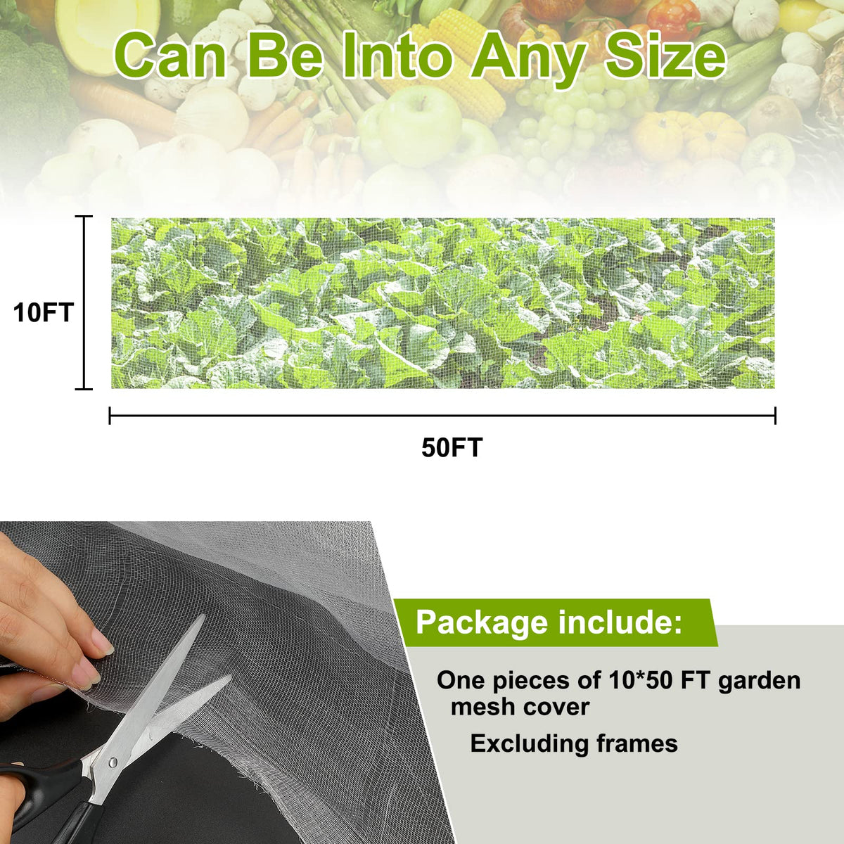 RIFNY netting installation with stakes and weights is quick and secure