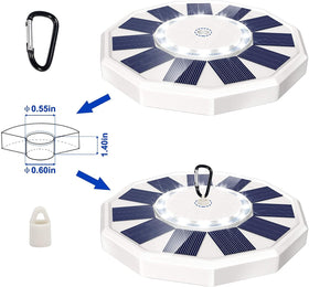 RigidBeam flagpole light IP65 waterproof design withstands rain and wind.