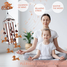 Riletese Dachshund Wind Chimes gift box showcases thoughtful present