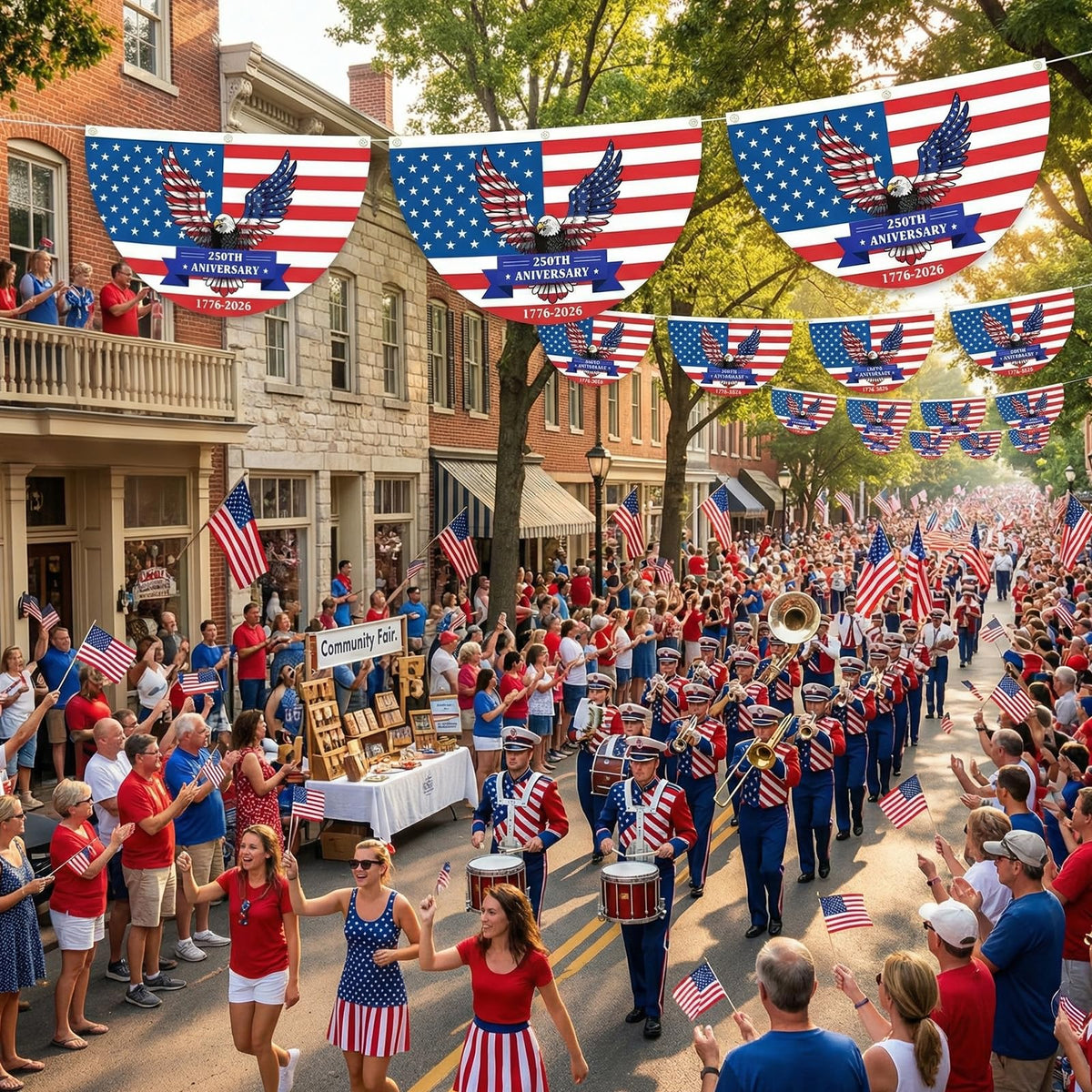 Riletese outdoor patriotic decor for yards, gardens, schools and events